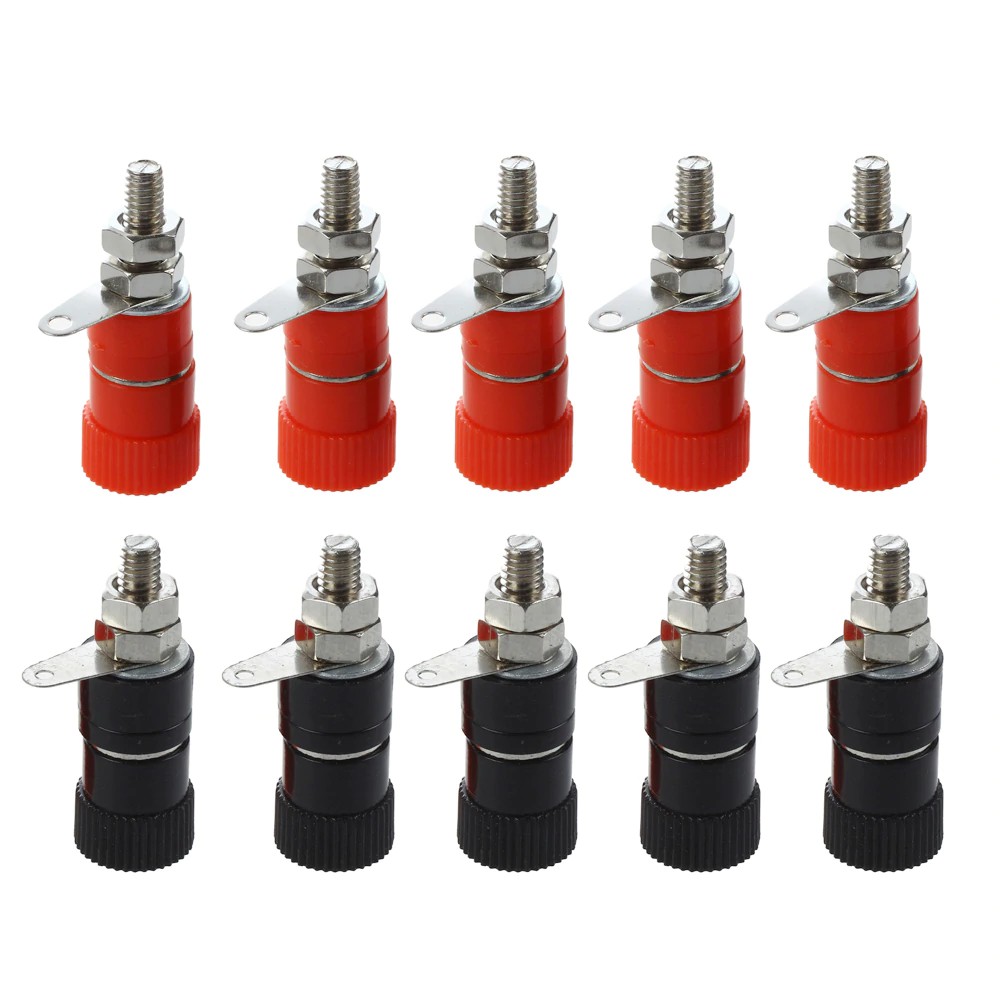 1 Cặp Đầu Nối Dây Điện Js-910B Màu Đỏ Và Đen Chất Lượng Cao