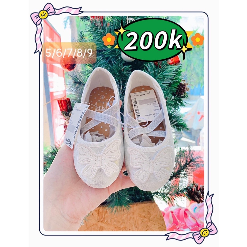 GIÀY BÚP BÊ BÉ GÁI XUẤT KHẨU (12cm-16cm)