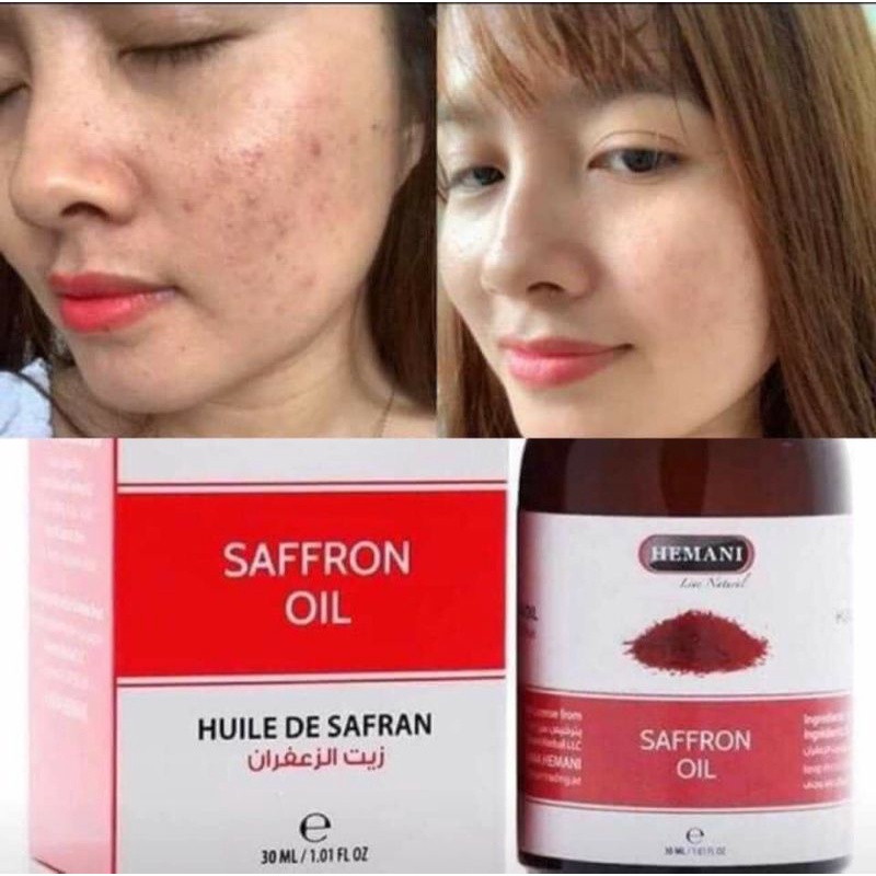 Saffron Oil Hemani 30ml chính hãng / Tinh dầu nhụy hoa nghệ tây