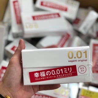 (Auth- bill) BAO CAO SU SAGAMI 0.01 - SIÊU MỎNG HỘP 5 CHIẾC