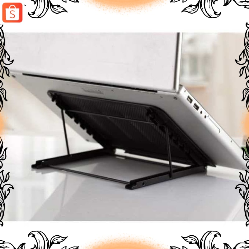 Giá Đỡ Máy Tính Bảng / Laptop Màu Đen Có Thể Mang Đi Tiện Dụng | BigBuy360 - bigbuy360.vn