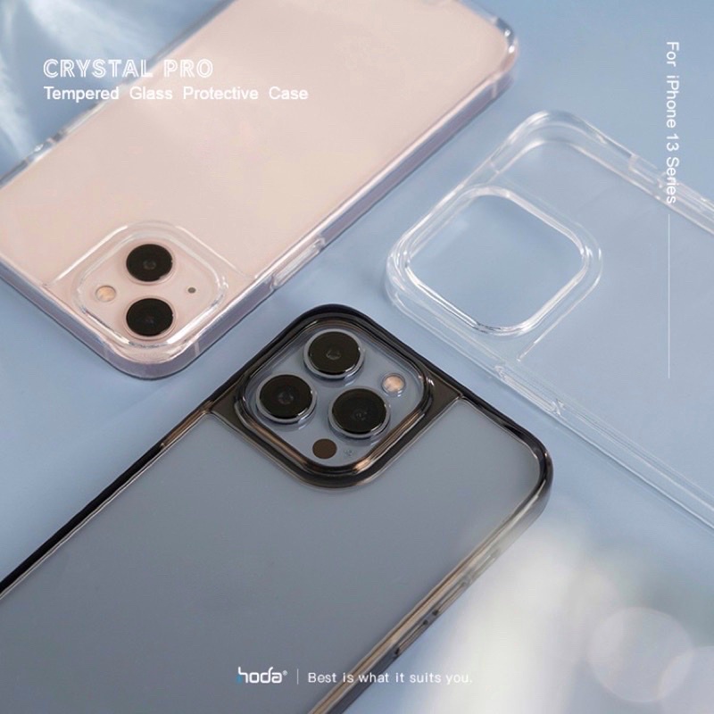 ốp lưng chống shock Hoda crystal pro cao cấp cho ip 13/13 pro max tại nguyễn gia group:
