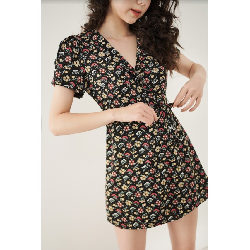 Jumpsuit cổ sam chéo sạn hoa cam 1JS1009 ADORE DRESS | BigBuy360 - bigbuy360.vn