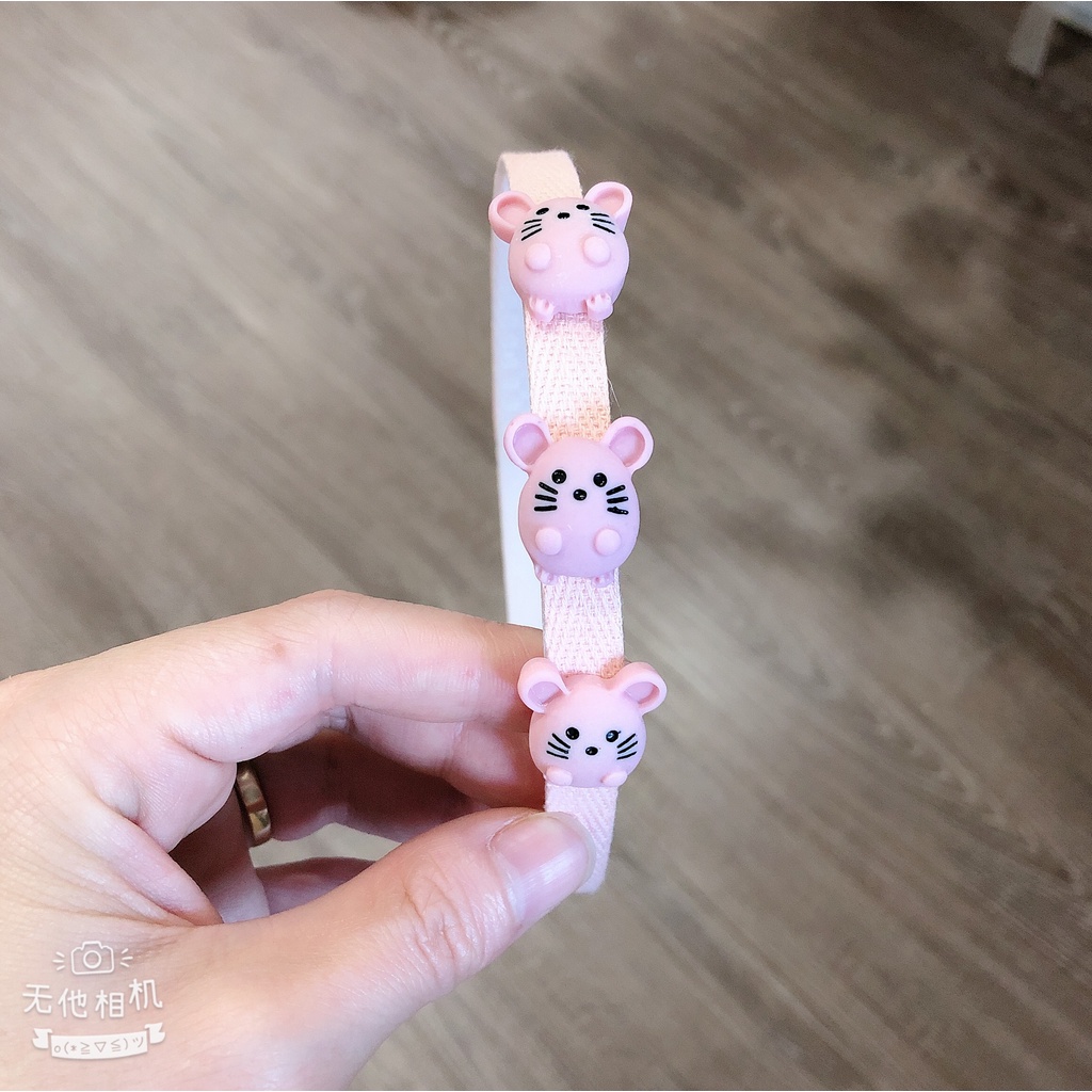 Bờm băng đô tóc trẻ em hoạt hình họa tiết ngộ nghĩnh bé nào cũng thích mê