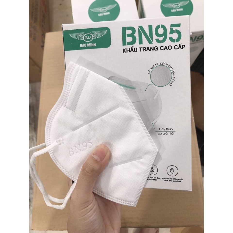 (1 Chiếc) KHẨU TRANG KN95 N95 5 LỚP CHỐNG BỤI MỊN PM2.5 ( KHÔNG VAN) | BigBuy360 - bigbuy360.vn