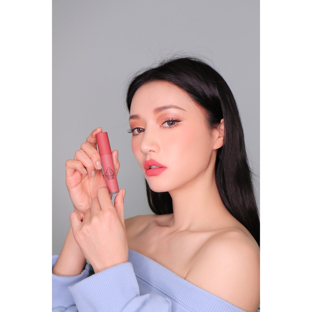 Son 3CE Soft Lip Lacquer Shawty – Hồng tươi