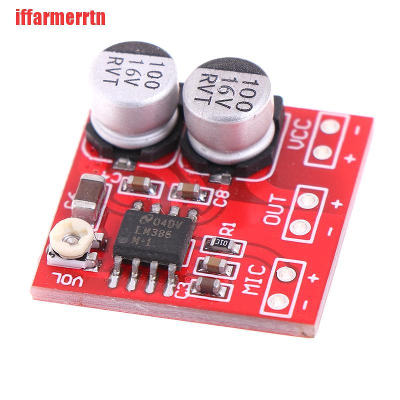 Bảng Mạch Khuếch Đại Âm Thanh Micro Dc 5v-12v Lm386 200 Lần