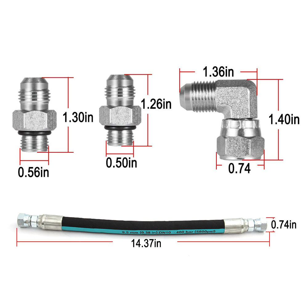 Bộ Ống Bơm Dầu Áp Suất Cao Hpop Bằng Nhôm Cách Nhiệt