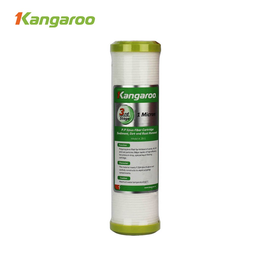 Bộ 7 lõi lọc nước thô RO 1,2,3 Kangaroo giá rẻ [Thay thế liên tục cho cả 1 năm sử dụng]