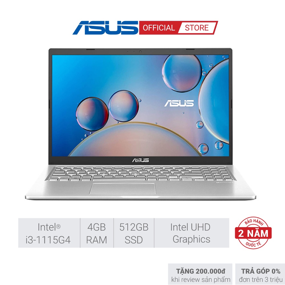 Laptop ASUS X515EA-BR2045W i3-1115G4|4GB|512GB|Intel UHD|15.6'' HD|Win11