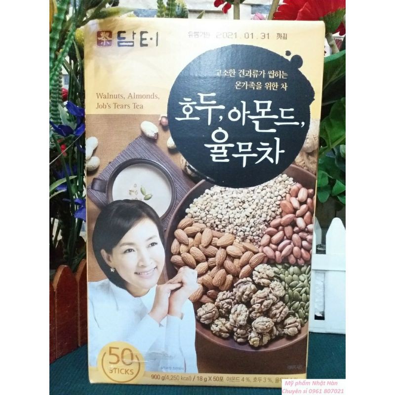 Bột Ngũ cốc dinh dưỡng Damtuh Hàn Quốc Hộp 50 gói