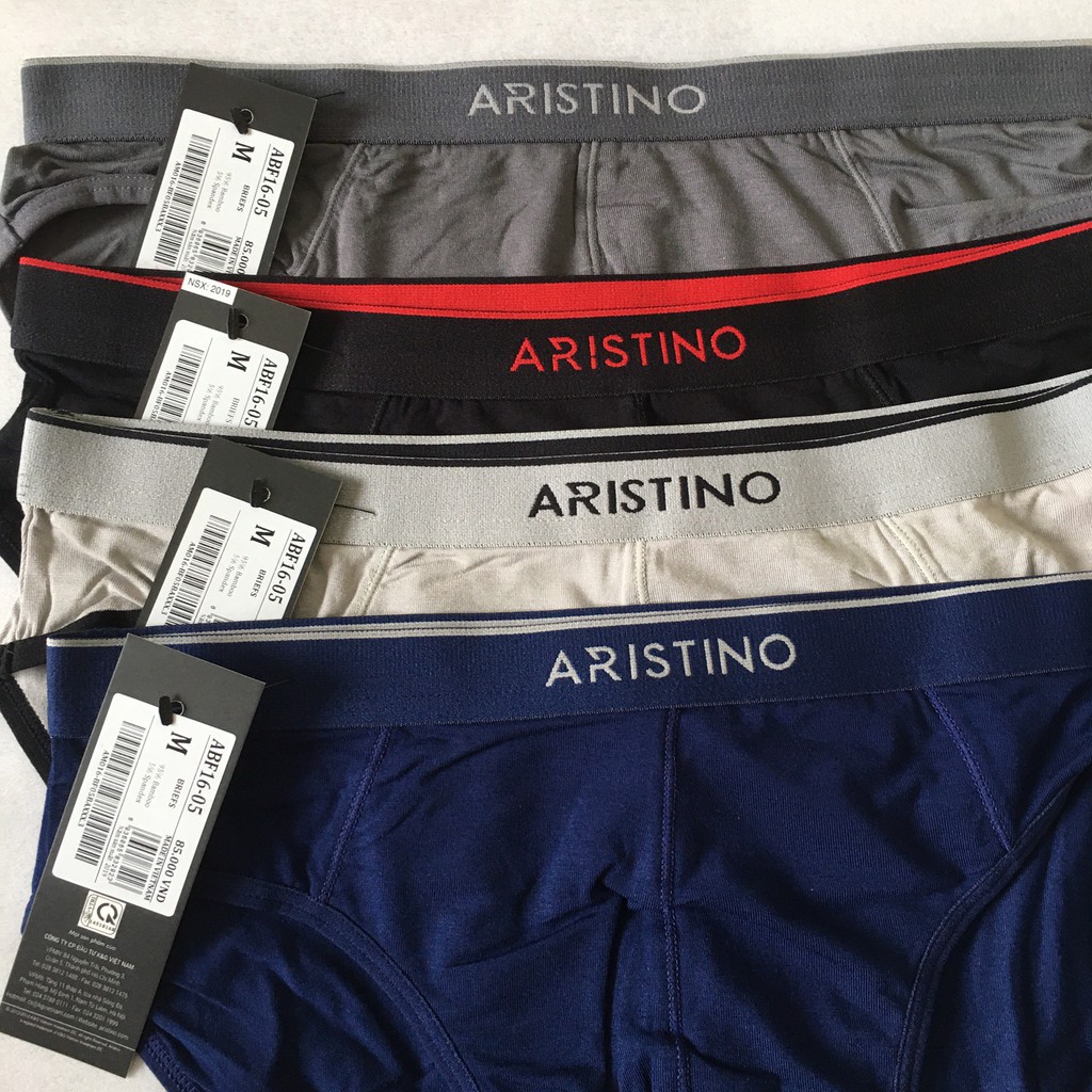 Quần Lót Nam Tam Giác Sịp Nam ARISTINO ABF16-05 Quần Xì Briefs Chất Liệu Sợi Tre Mềm Mại Thoáng Mát Kháng Khuẩn Thấm Hút