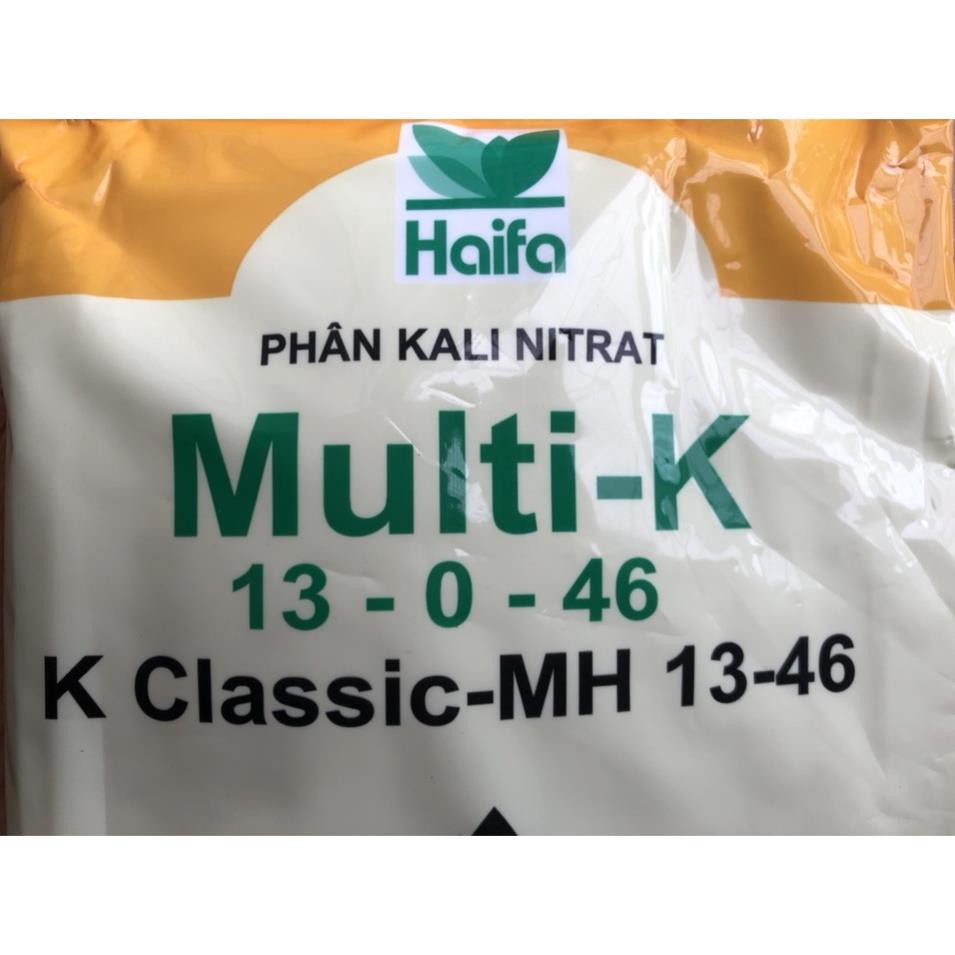 100Gr Phân Kali Nitrat, Multi-K (KNO3) 13-0-46 Haifa kích hoa thúc trái