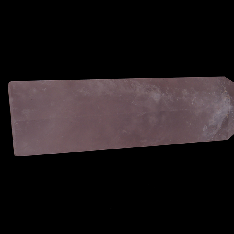 Nevn Natural Rock Rose Quartz Crystal Point Healing Stone Pure Color Obelisk Wand Nevv