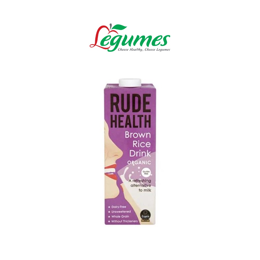 S a g o n u h u c rude health organic brown rice drink 1l t m voucher