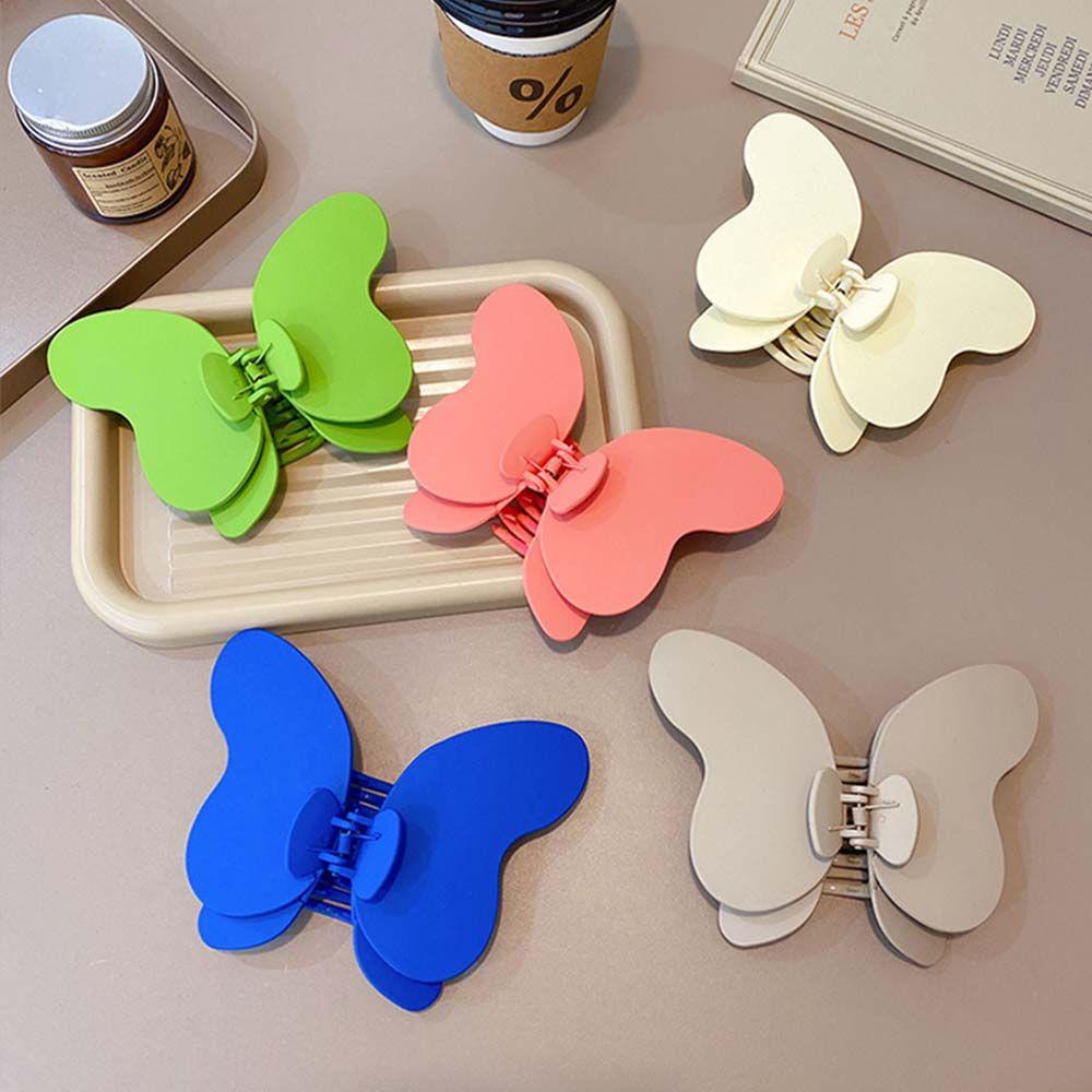 Kẹp Tóc Nữ Màu Trơn Cỡ Lớn Thời Trang Thanh Lịch WMES15H