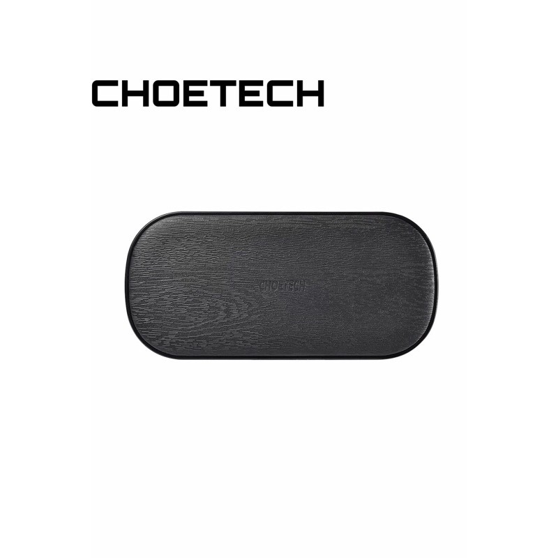 [CHOETECH]Đế sạc nhanh không dây Qi 2 in 1 cho điện thoại và tai nghe Apple Airpods 2 CHOETECH HPK-T535-S công suất 10W