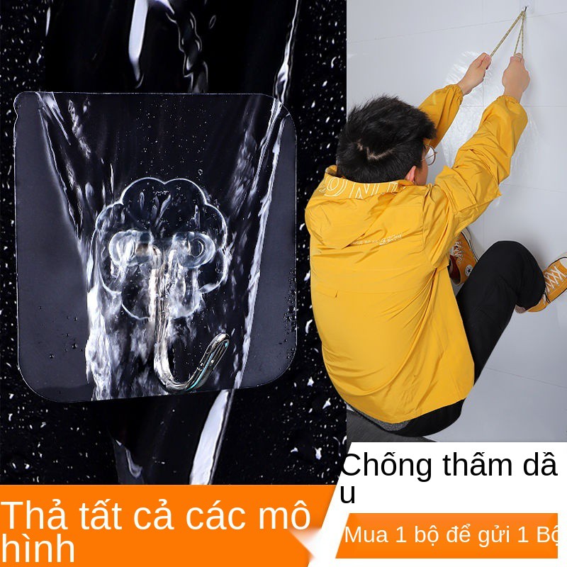 Móc treo tường dán liền mạch Gia dụng gắn keo chắc chắn không cần đinh và đục lỗ dính dễ thương sáng tạo