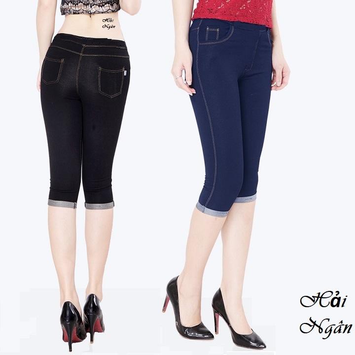 Quần Legging Ngố Giả Jean Hàng Đẹp