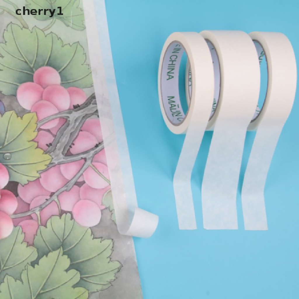 [cherry1] Cuộn Băng Keo Giấy In Màu Nước Nghệ Thuật