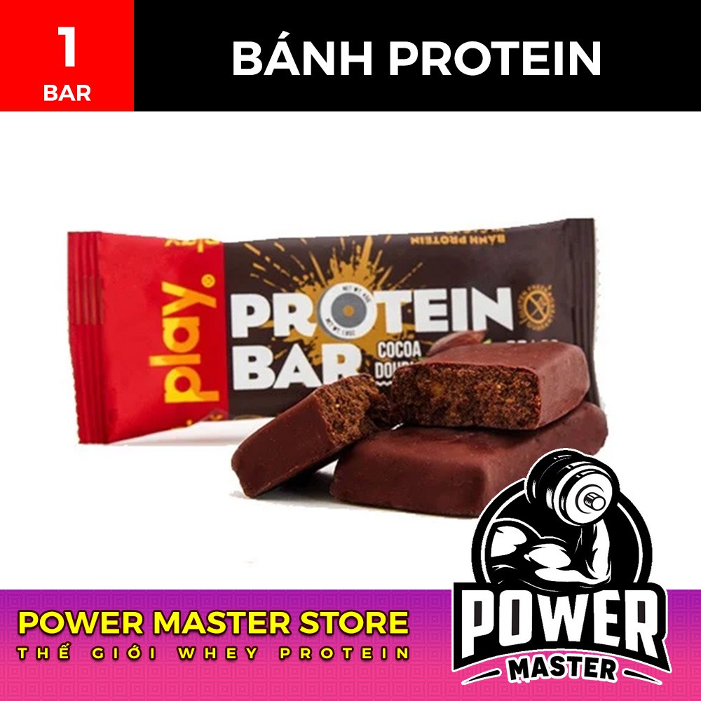 Bánh Protein Play Bar - Bữa ăn phụ bổ sung protein nhanh chóng (1 bánh)