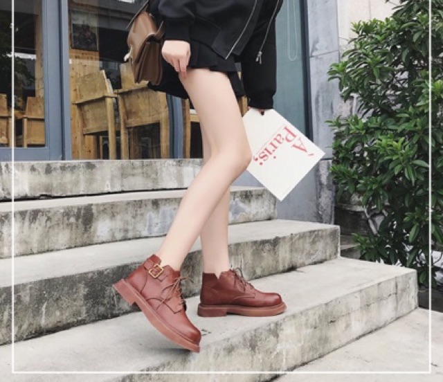 🌿Giày oxford cổ cao retro kiểu Anh🌿 | BigBuy360 - bigbuy360.vn