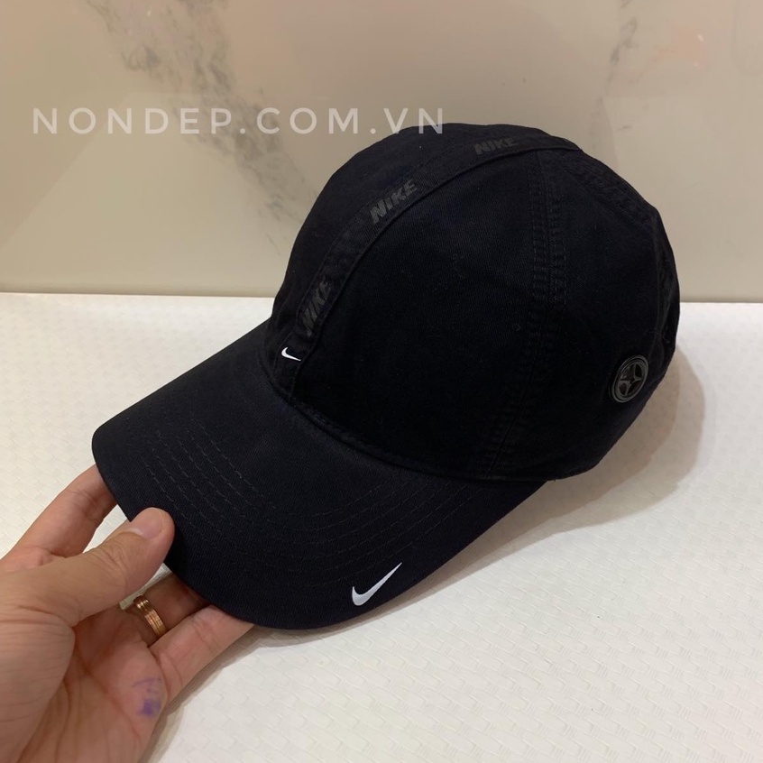 nón két/ mũ lưỡi trai NIKE vải kaki mềm cao cấp không có nút đỉnh đầu