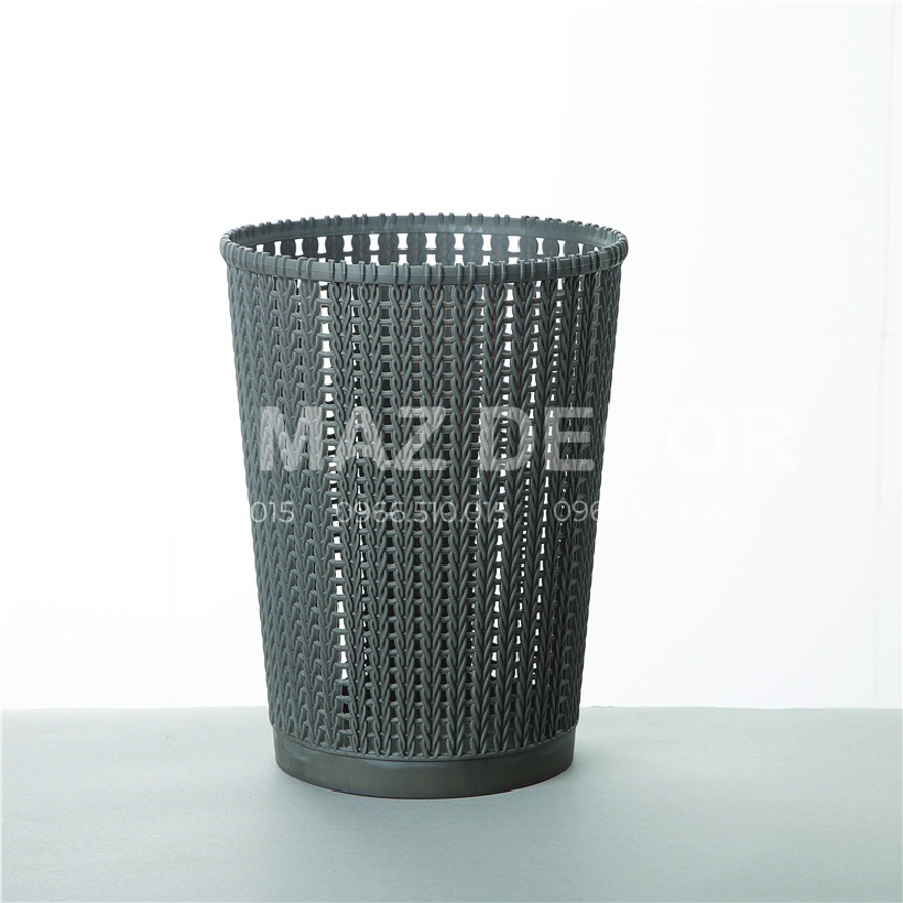 SALE GIÁ SỈ TẠI XƯỞNG Thùng rác Sọt rác bằng nhựa văn phòng dẻo đa năng đẹp giá rẻ cao cấp đan mây