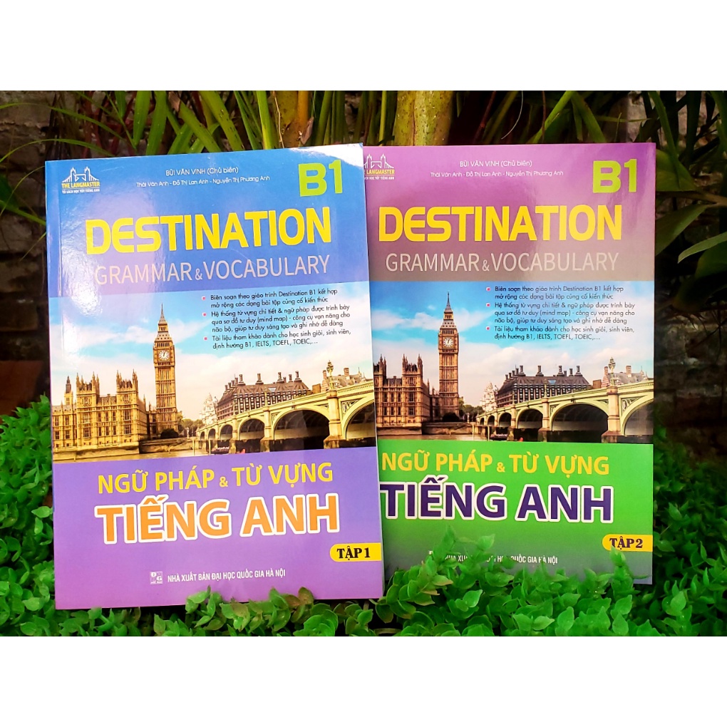 Sách - Combo 2c DESTINATION B1 - Ngữ pháp và từ vựng tiếng anh (t1+t2)