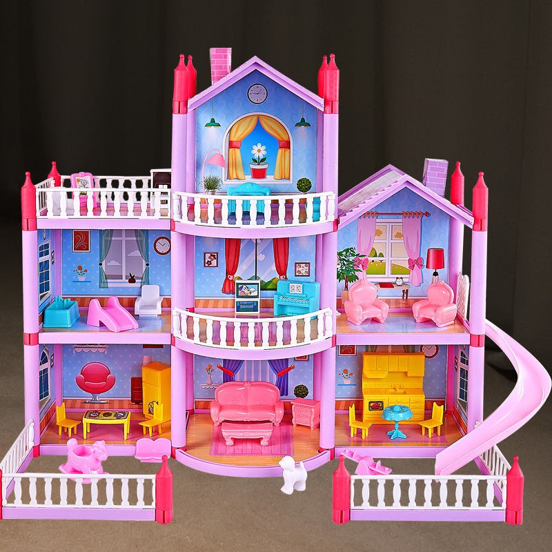 Nhà Búp Bê Cỡ Lớn Búp bê barbie Kích thước 60-70 cm Blockbuilding