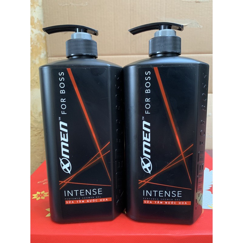 Sữa tắm nước hoa X-Men For Boss Intense 650g(Mầu Đỏ)