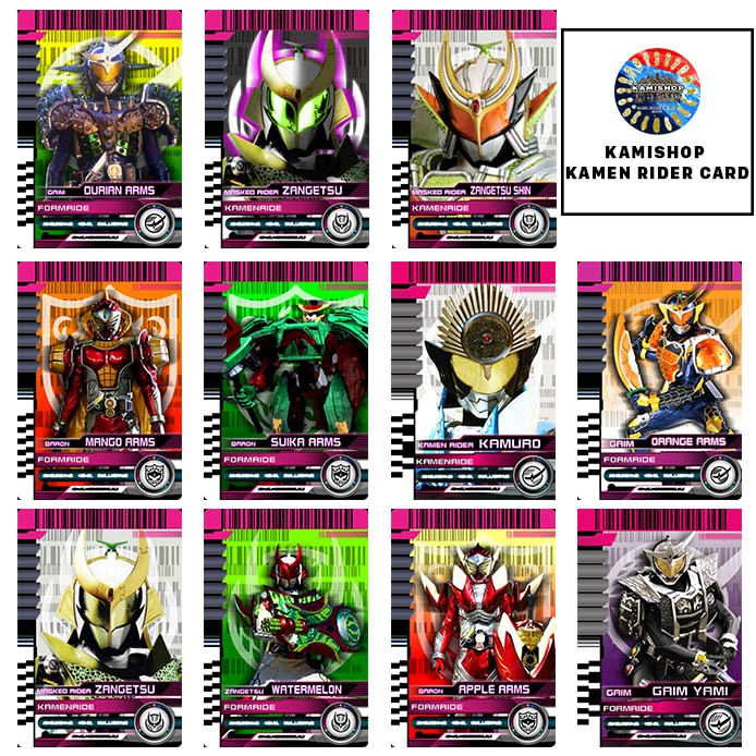 Card Kamen Rider Gaim KAMISHOP Thẻ Kamen Rider Decade
