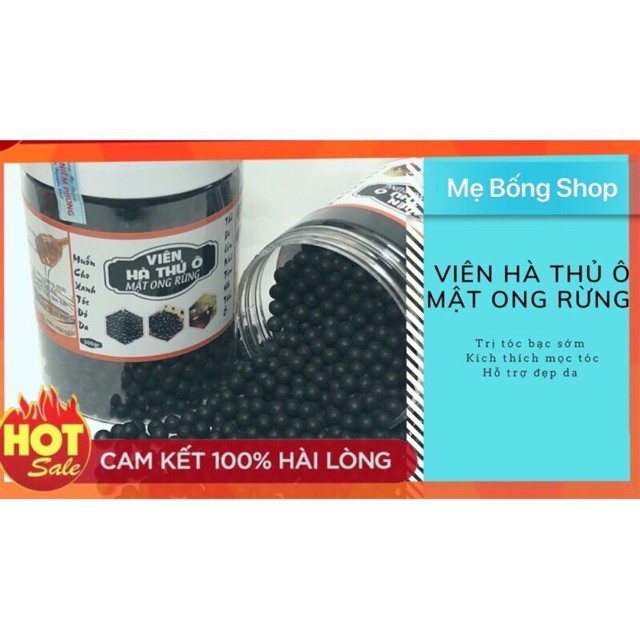 1kg viên hà thủ ô đen tóc bổ máu đẹp da
