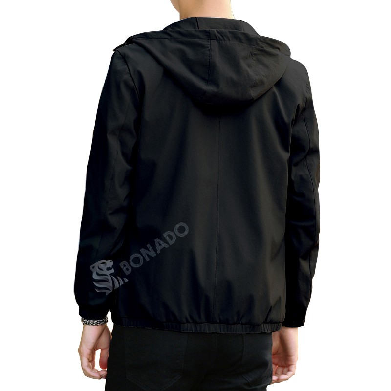 [Mã BMBAU50 giảm 7% đơn 99K] Áo Khoác dù nam BONADO BAK29 cổ đứng túi khóa kéo hàn quốc, chống nắng 2 lớp có nón