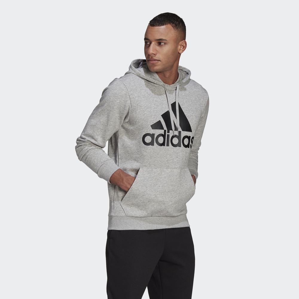 Áo Hoodie adidas Nam Áo Hoodie Big Logo Essentials Màu xám GK9541