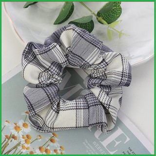 Scrunchies hoa cúc dây buộc tóc phụ kiện thời trang basic