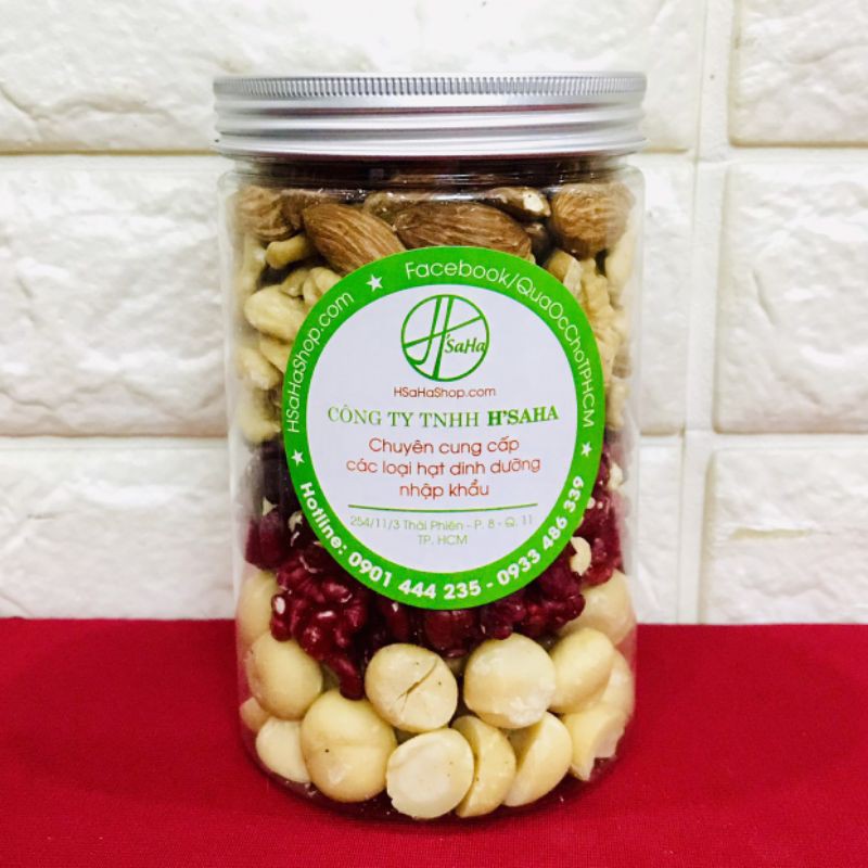 Hủ PET vặn 800ML 9x15cm (VT) có kèm lót