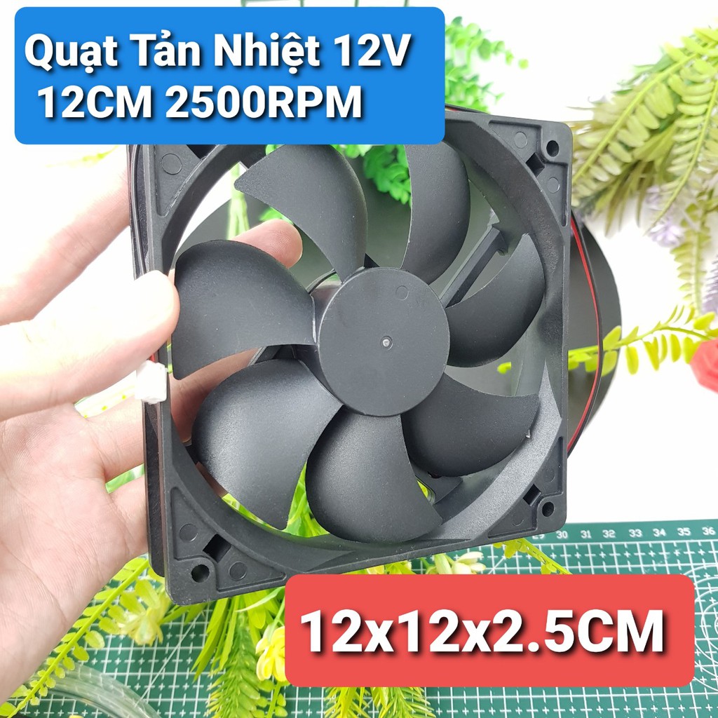 Quạt Tản Nhiệt Brushless 12V 3000RPM 95225Quạt Thổi Nhiệt Hút Mùi PC 12CM 9CM 6CM