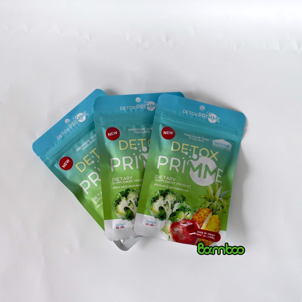 Viên giảm mỡ Detox Primme gói 60 viên Thái Lan