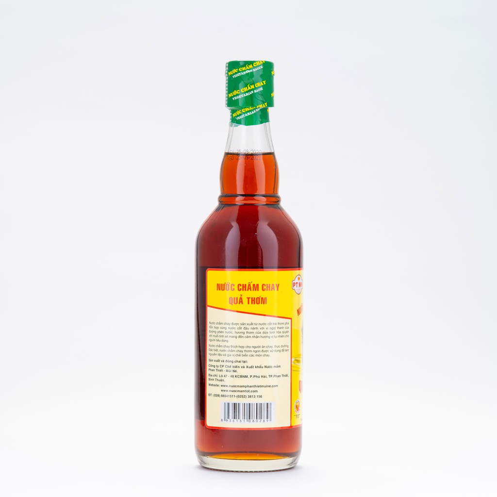 Nước Chấm Chay  Hảo Hạng Xuất Khẩu Quả Thơm Phan Thiết Mũi Né Chai Thủy Tinh 500ML