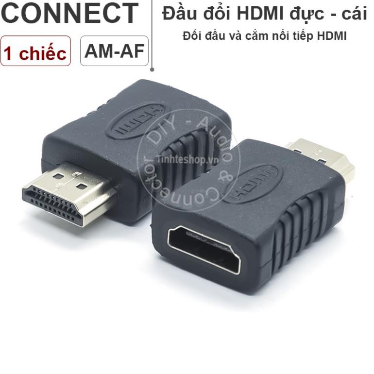 1 chiếc - Đầu chuyển đổi HDMI đực sang HDMI cái - Giắc cắm nối HDMI male to HDMI female adapter