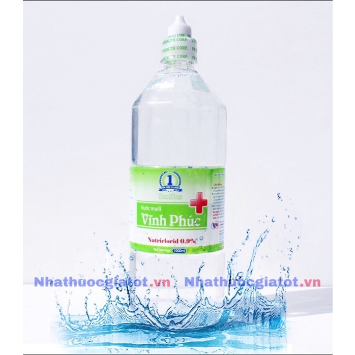 NGUYÊN THÙNG NƯỚC MUỐI SINH LÝ VĨNH PHÚC NATRI CLORID 0.9%