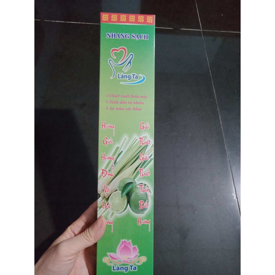 Chanh Sả 30cm 100 nén không hóa chất, ít khói