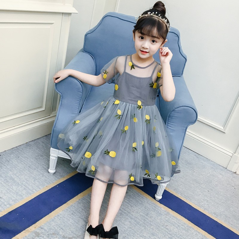 Đầm Công Chúa Thời Trang Đáng Yêu Cho Bé Gái