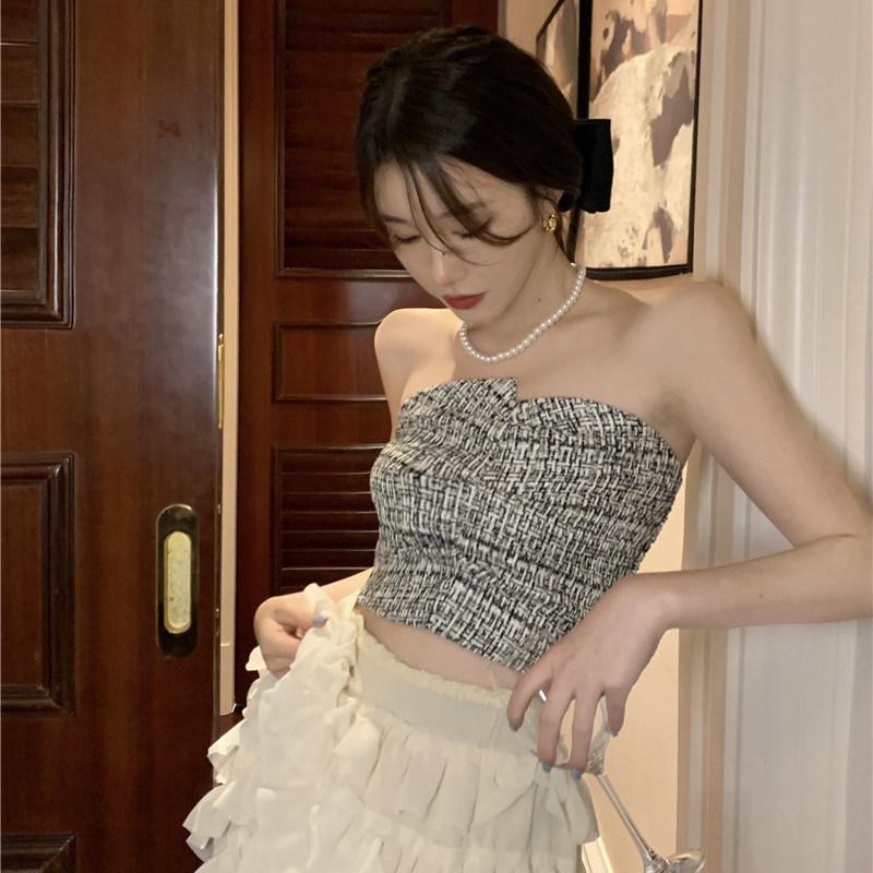 Áo Croptop Dáng Ôm Thời Trang Mùa Hè Quyến Rũ Cho Nữ