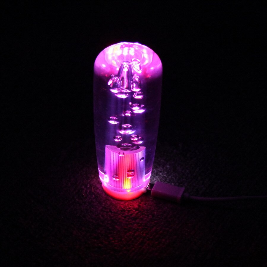 Tay Nắm Cần Số Xe Hơi Có Đèn LED gradient 10/15/20/25/30CM Nhiều Màu Tay nắm cần số xe hơi pha lê trong suốt có đèn Led