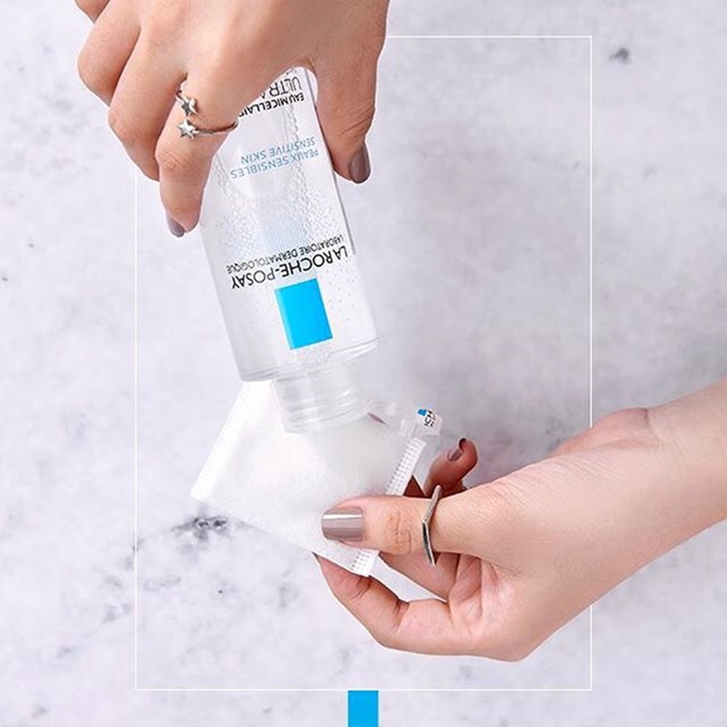 Nước tẩy trang làm sạch sâu La Roche-Posay dành cho da nhạy cảm 400ml (Trắng) - San Beauty