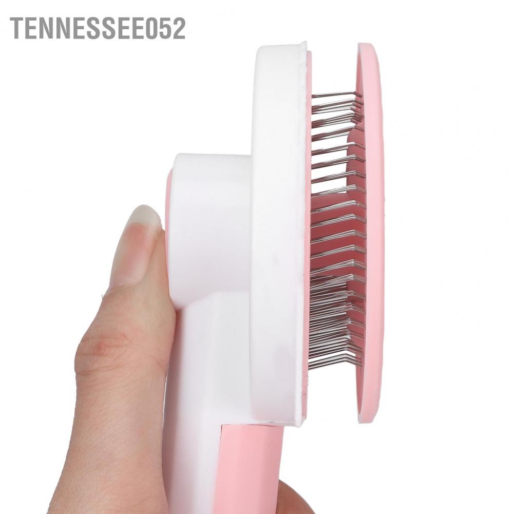 Lược chải lông chó mèo tròn kim dày có nút bấm chức năng mát-xa chuyên nghiệp cho thú cưng