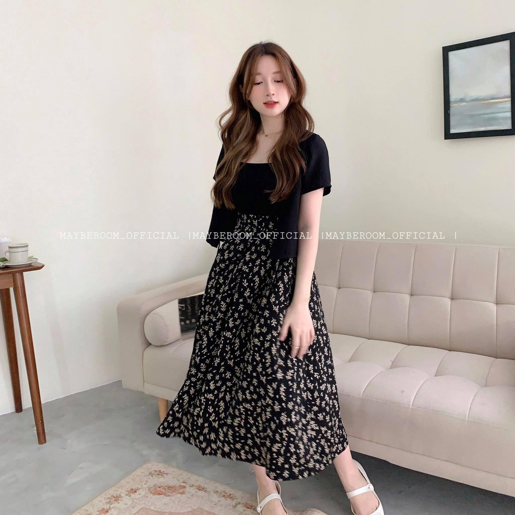 Áo khoác cộc tay thắt nơ đũi mát lạnh Mia Mayberoom