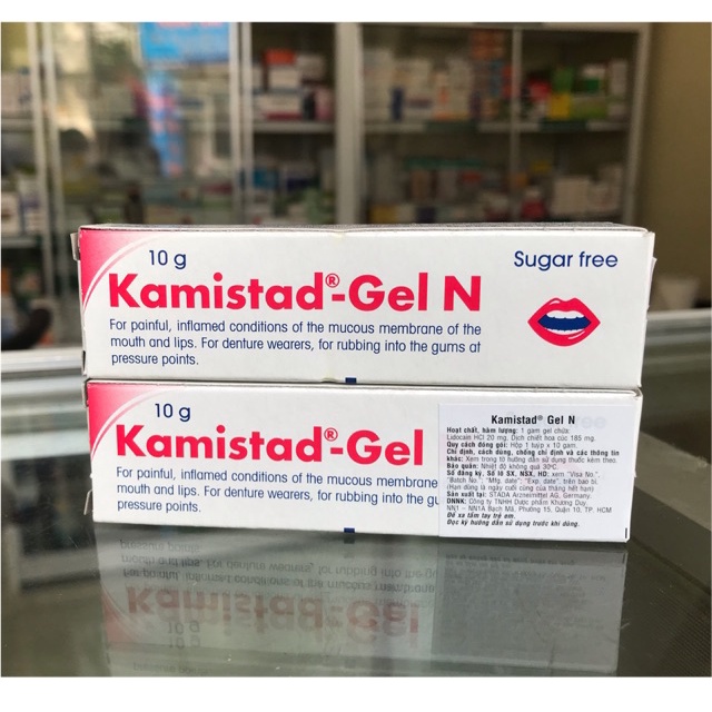 KAMITAS GEL- KEM BÔI NHIỆT MIỆNG NHIỆT LƯỠI 10mg